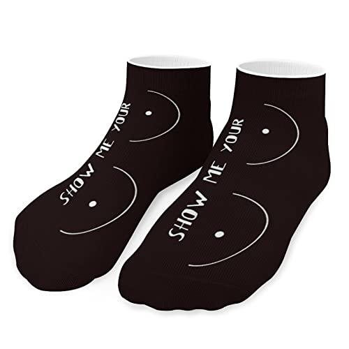 Freizeitsocken Zeig Mir Deine Brüste Sport Socken Premium Socken Weich Socken Herren Für Geschenk Damen Laufen,20cm von 456