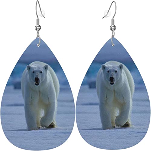 Ohrringe, Eisbär Eisbär Damen Ohrringe Mode Leder Ohrringe Leichte Ohrring Damen Für Geschenke Ornament Frauen von 456