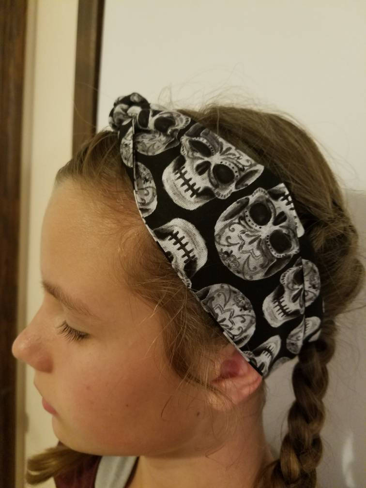 Totenkopf Haarreif von 45Stiches