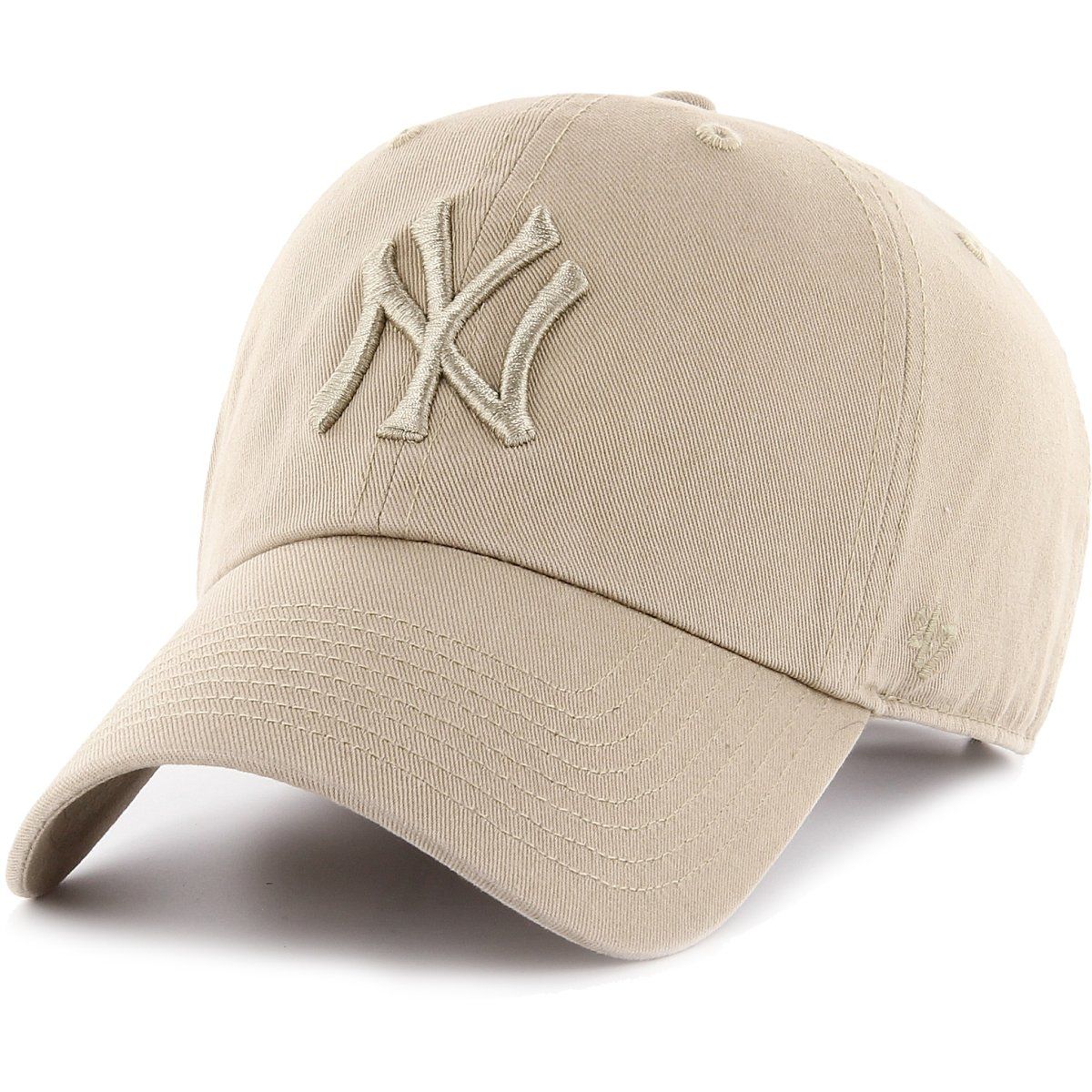 47 Brand Adjustable Cap - CLEAN UP New York Yankees khaki von 47 Brand