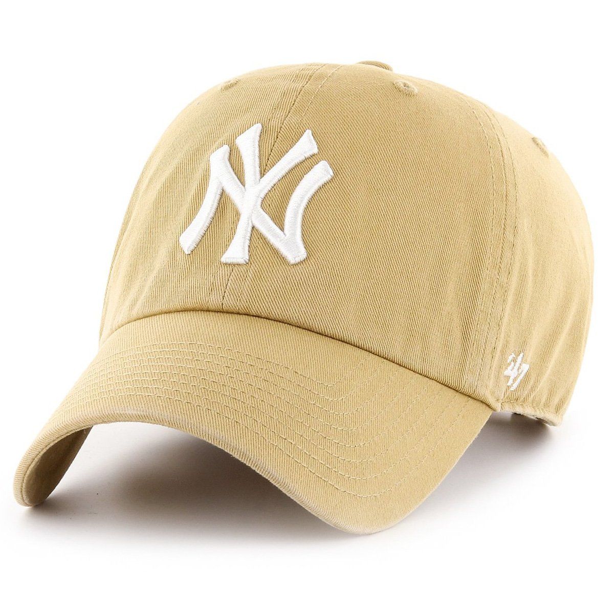 47 Brand Adjustable Cap - CLEAN UP New York Yankees old gold von 47 Brand