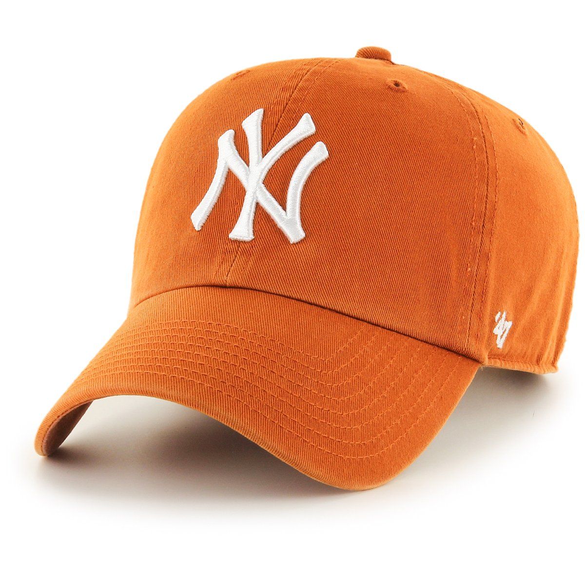 47 Brand Adjustable Cap - CLEAN UP New York Yankees orange von 47 Brand