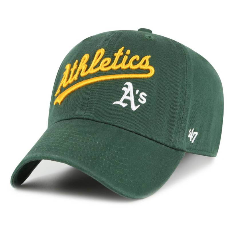47 Brand Adjustable Cap CLEAN UP SCRIPT Oakland Athletics von 47 Brand