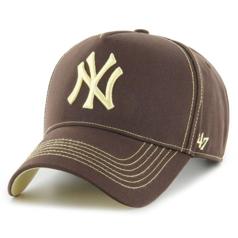 47 Brand Adjustable Cap - CONTRAST New York Yankees braun von 47 Brand