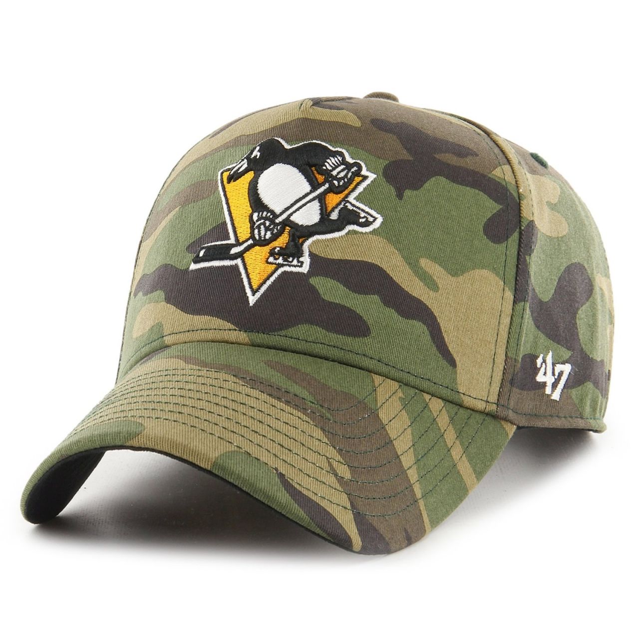 47 Brand Adjustable Cap - GROVE Pittsburgh Penguins wood von 47 Brand