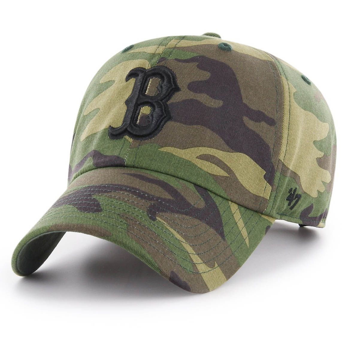 47 Brand Adjustable Cap - MLB Boston Red Sox wood camo von 47 Brand