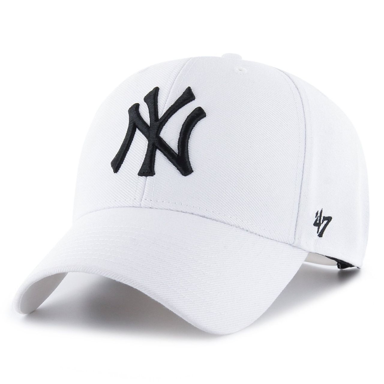 47 Brand Adjustable Cap - MLB New York Yankees weiß schwarz von 47 Brand