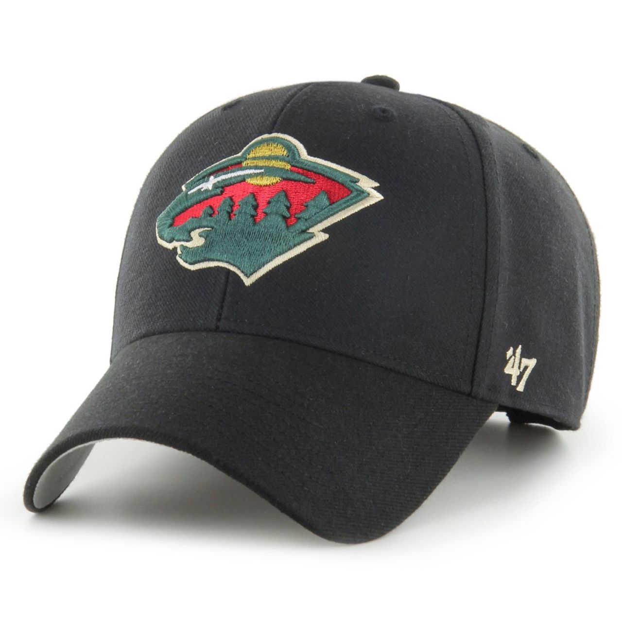 47 Brand Adjustable Cap - MVP Minnesota Wild schwarz von 47 Brand