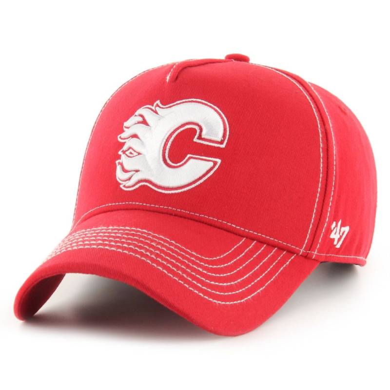 47 Brand Adjustable Cap - STITCH Calgary Flames rot von 47 Brand