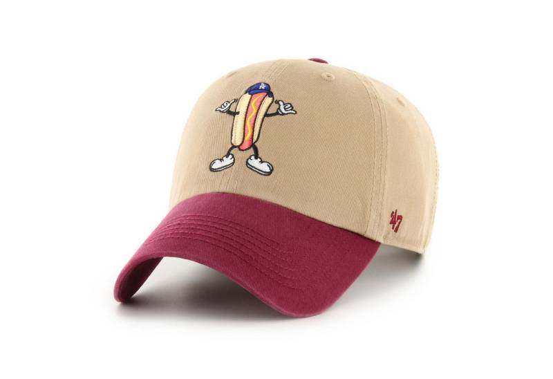 '47 Brand Baseball Cap '47 Brand Cap MLB Los Angeles Dodgers Khaki Cartoon Icon '47 Clean Up (Basecap, Basecap) von '47 Brand