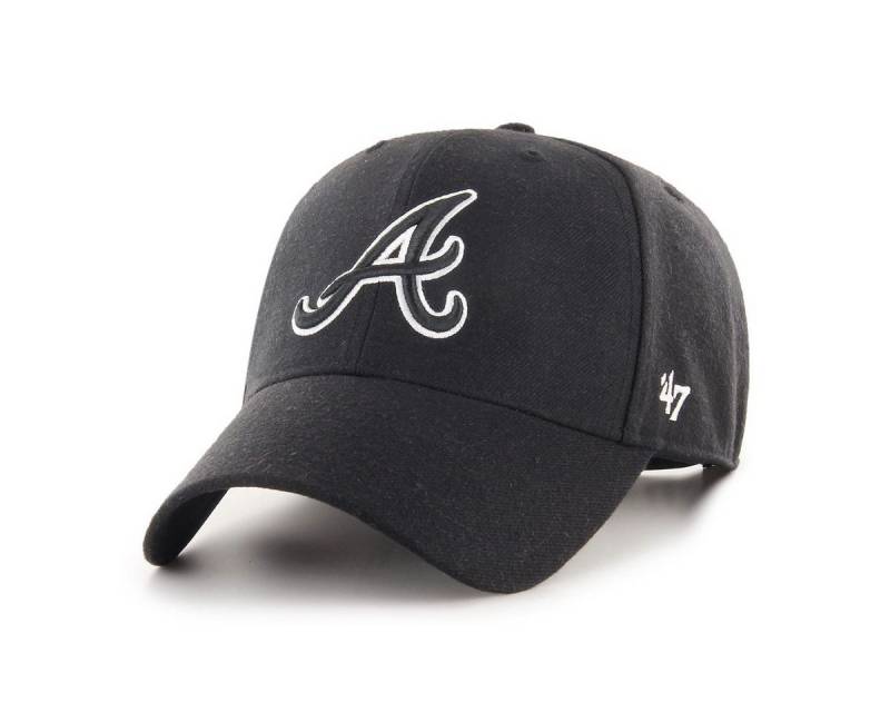 '47 Brand Baseball Cap '47 Brand MLB Atlanta Braves '47 MVP SNAPBACK Cap black (Basecap) von '47 Brand