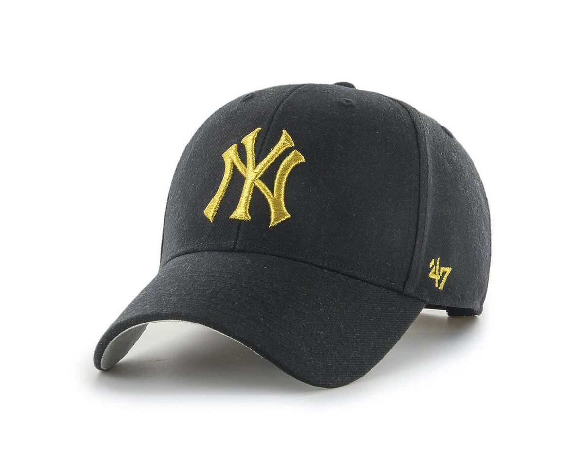 '47 Brand Baseball Cap '47 Brand MLB New York Yankees Metallic Snap Cap 47 MVP Black (Basecap) von '47 Brand
