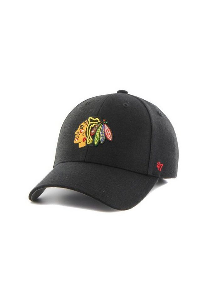 '47 Brand Baseball Cap 47 Brand MVP04 Adjustable Cap CHICAGO BLACKHAWKS Schwarz von '47 Brand