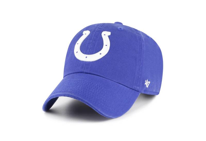 '47 Brand Baseball Cap '47 Brand NFL Cap Indianapolis Colts '47 CLEAN UP (Basecap, Basecap) Strapback-Verschluss mit Colts-Fähnchen von '47 Brand