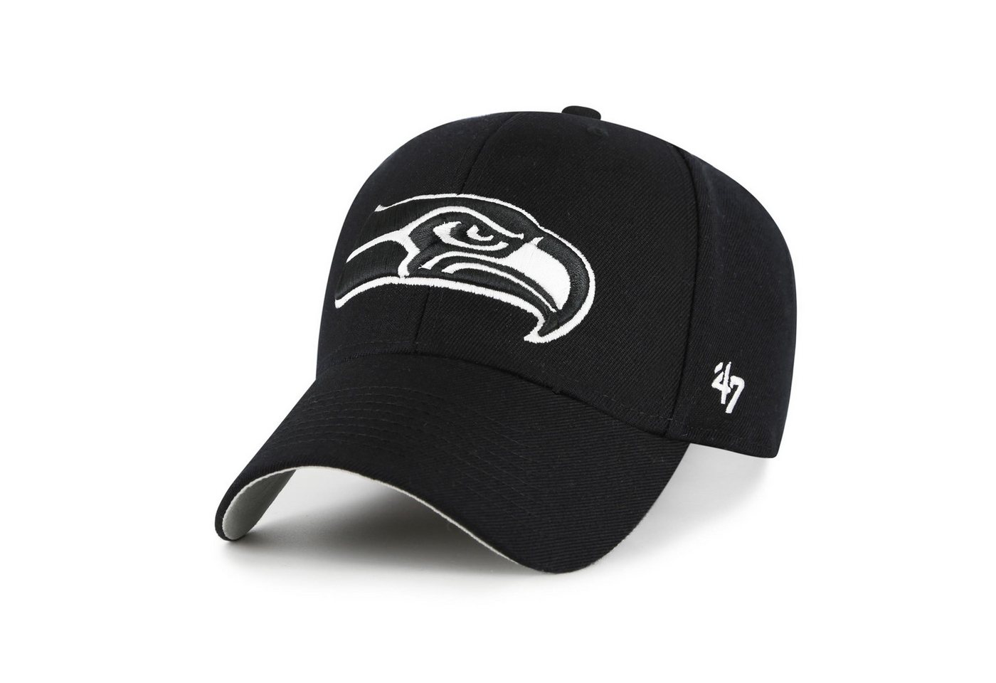 '47 Brand Baseball Cap '47 Brand NFL Cap Seattle Seahawks '47 MVP (Basecap, Basecap) Schirmunterseite Weiß von '47 Brand