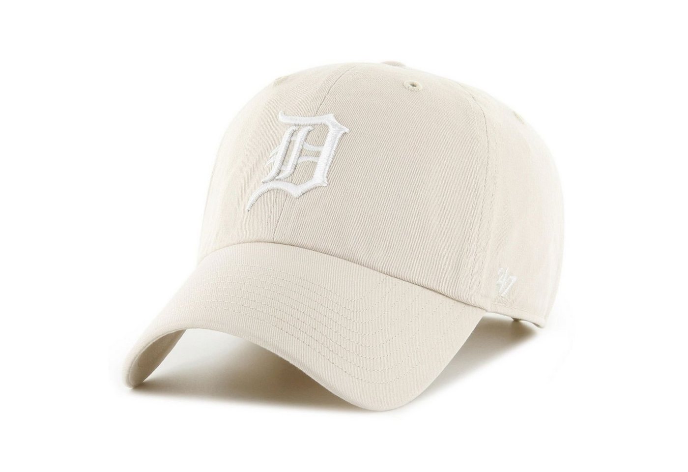 '47 Brand Baseball Cap Strapback CLEAN UP Detroit Tigers bone von '47 Brand