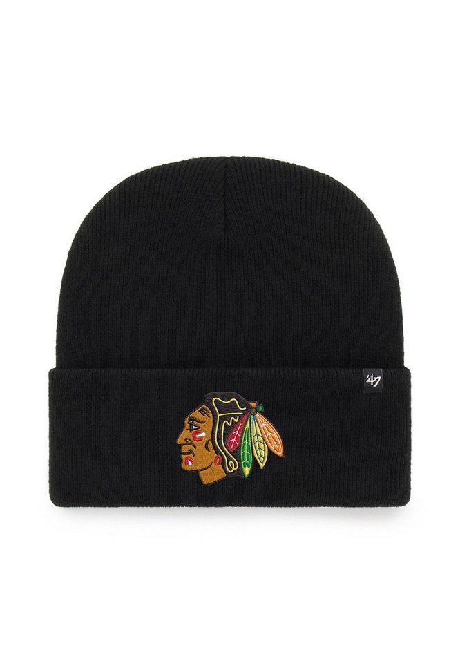 '47 Brand Beanie 47 Brand Beanie CHICAGO BLACKHAWKS H-HYMKR04ACE-BKA Schwarz von '47 Brand