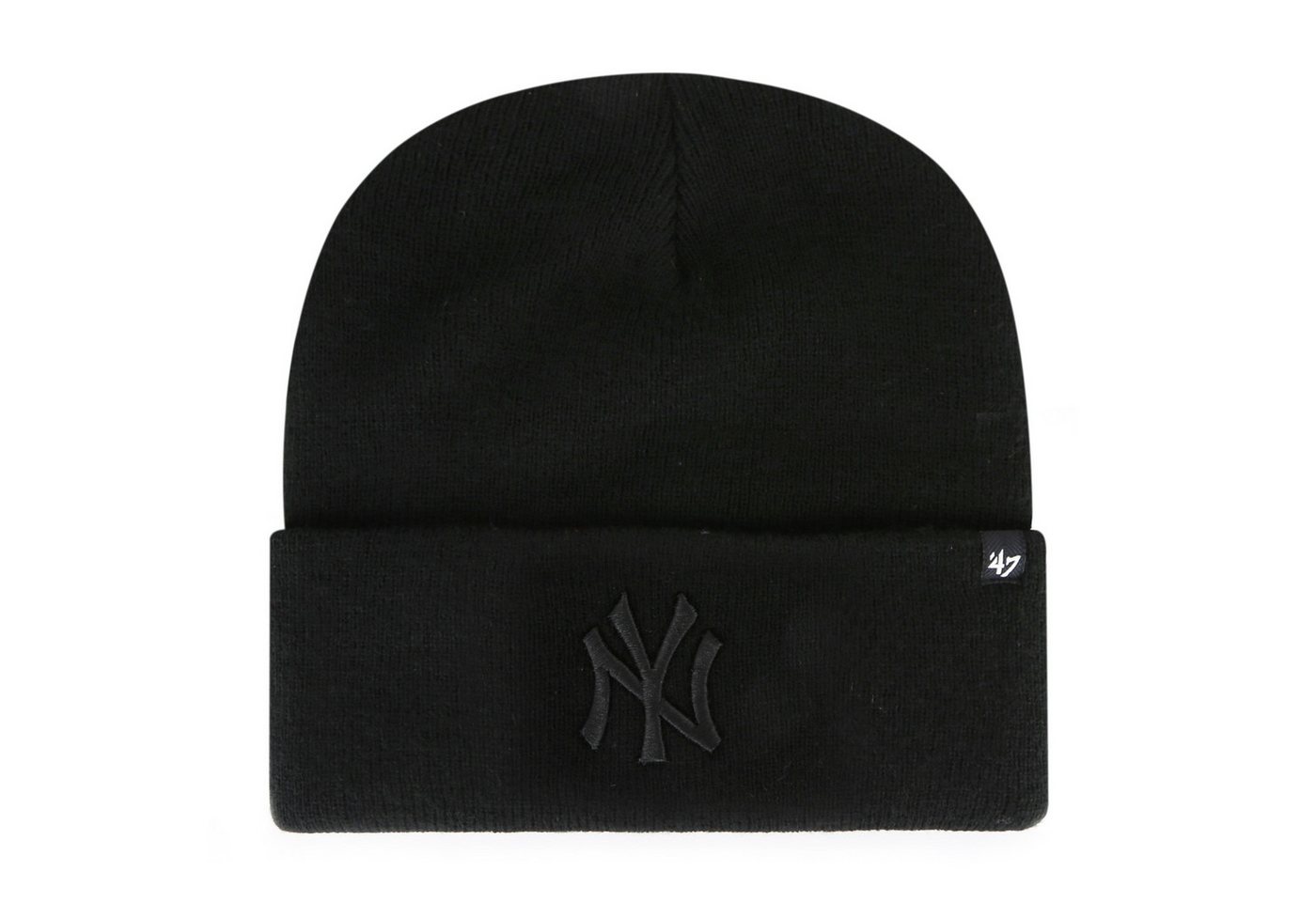 '47 Brand Beanie '47 Brand Beanie MLB Oversized Haymaker '47 CUFF KNIT Black/Black NYY (Beanie, Beanie) von '47 Brand