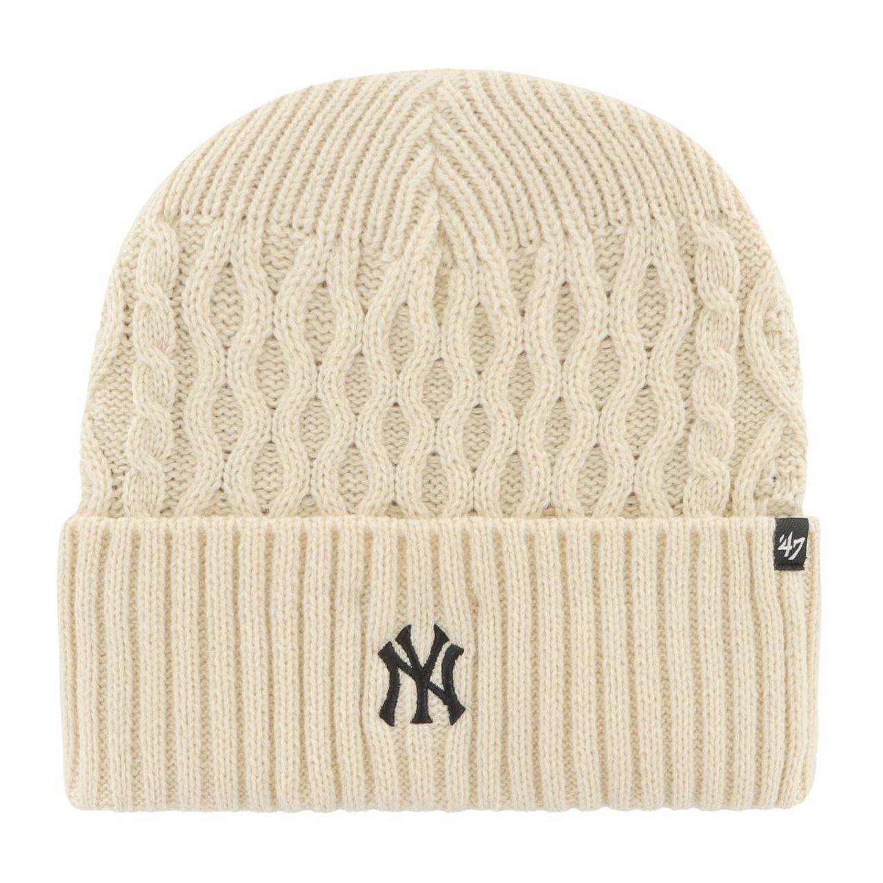 47 Brand Beanie Wintermütze - DRUMCLIFFE NY Yankees beige von 47 Brand