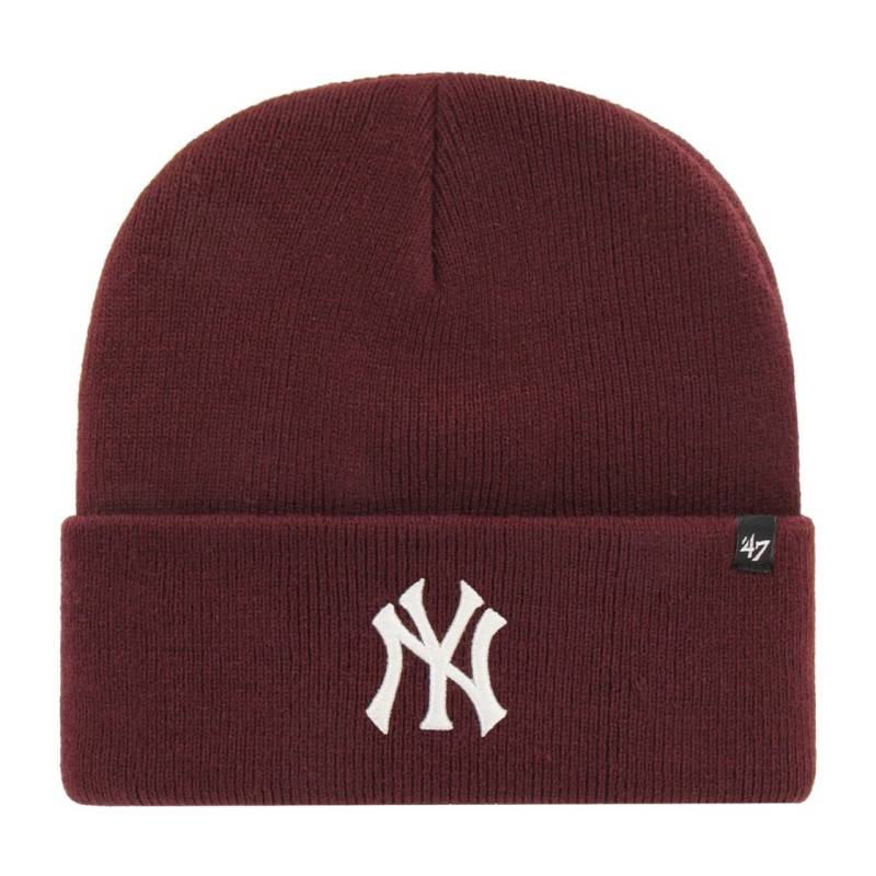 47 Brand Beanie Wintermütze - HAYMAKER NY Yankees maroon von 47 Brand