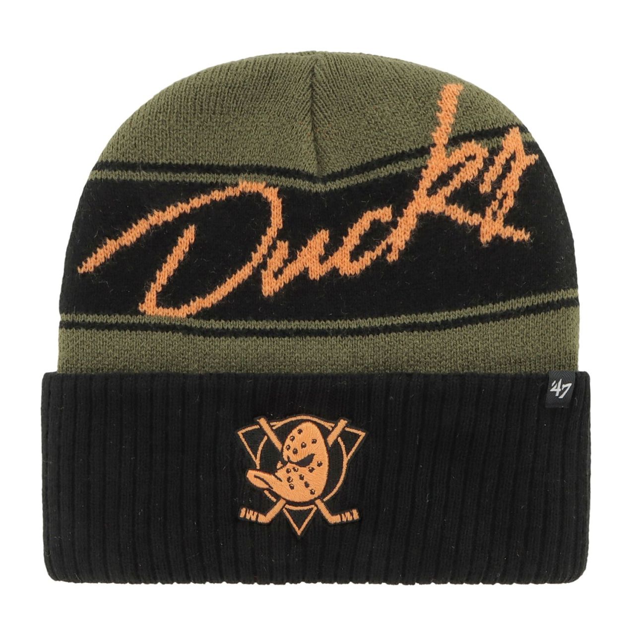 47 Brand Beanie Wintermütze - ITALIC Anaheim Ducks wood von 47 Brand