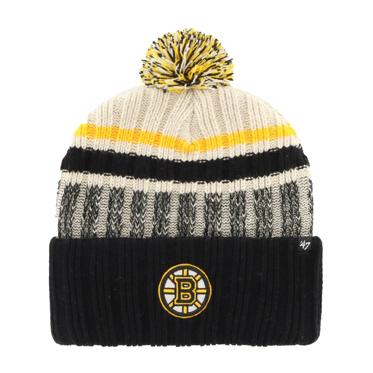 47 Brand Beanie Wintermütze - LONG RANGE Boston Bruins von 47 Brand