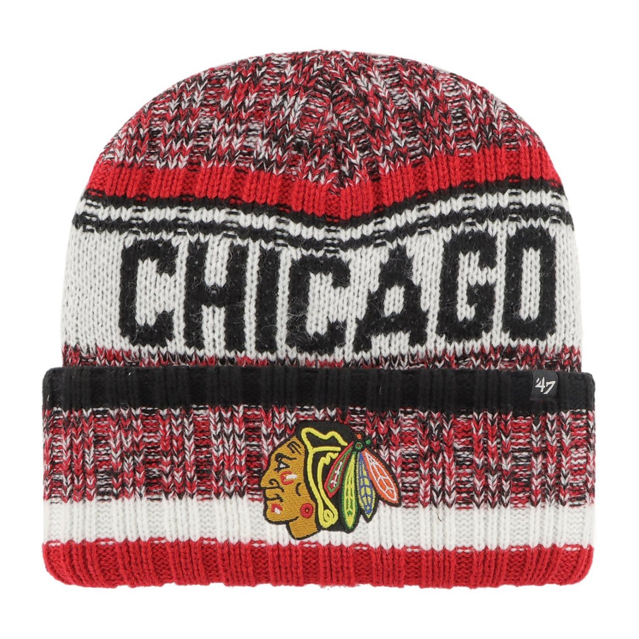 47 Brand Beanie Wintermütze - ROUTE Chicago Blackhawks von 47 Brand