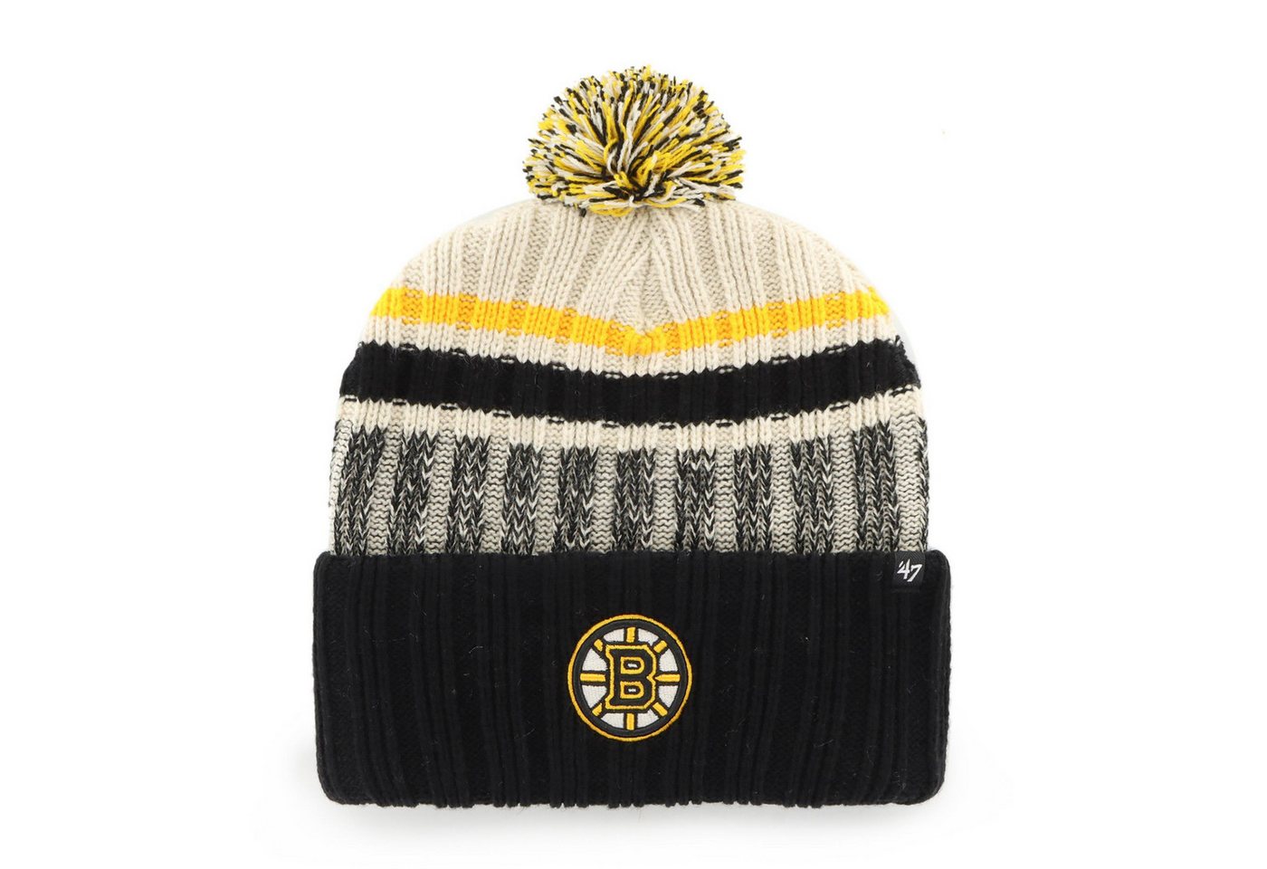'47 Brand Bommelmütze '47 Brand NHL Boston Bruins Long Range '47 CUFF KNIT (Beanie, Bommelmütze, Strickmütze) von '47 Brand