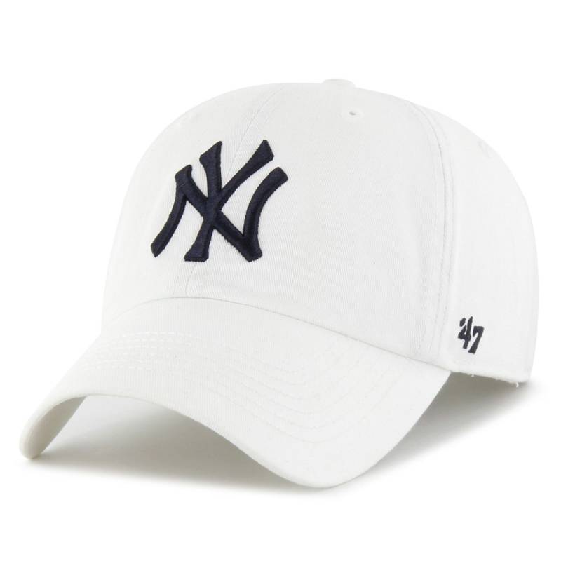 47 Brand Curved Fitted Cap - FRANCHISE New York Yankees weiß von 47 Brand