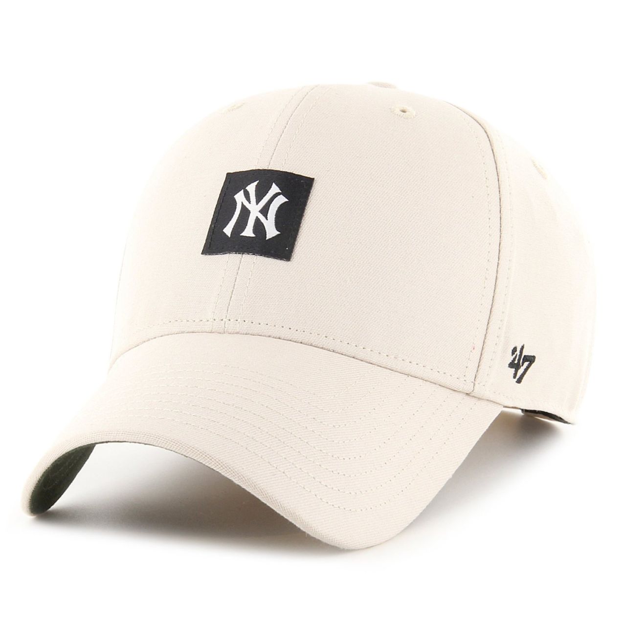 47 Brand Curved Snapback Cap MLB New York Yankees bone von 47 Brand