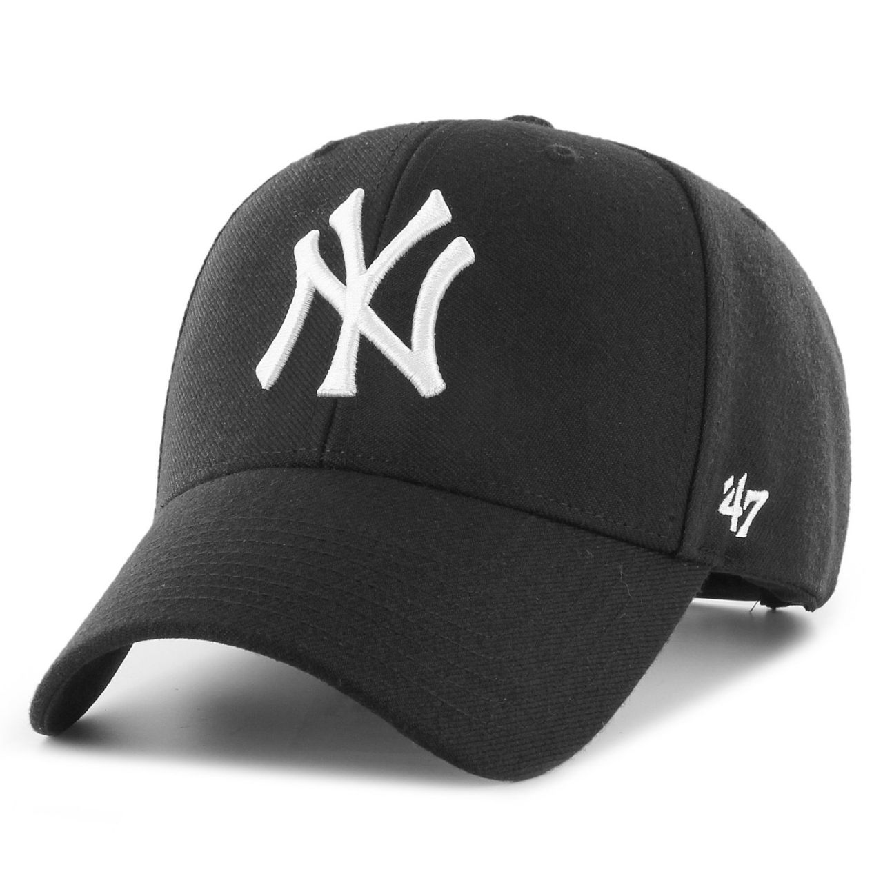 47 Brand Curved Snapback Cap MLB New York Yankees schwarz von 47 Brand