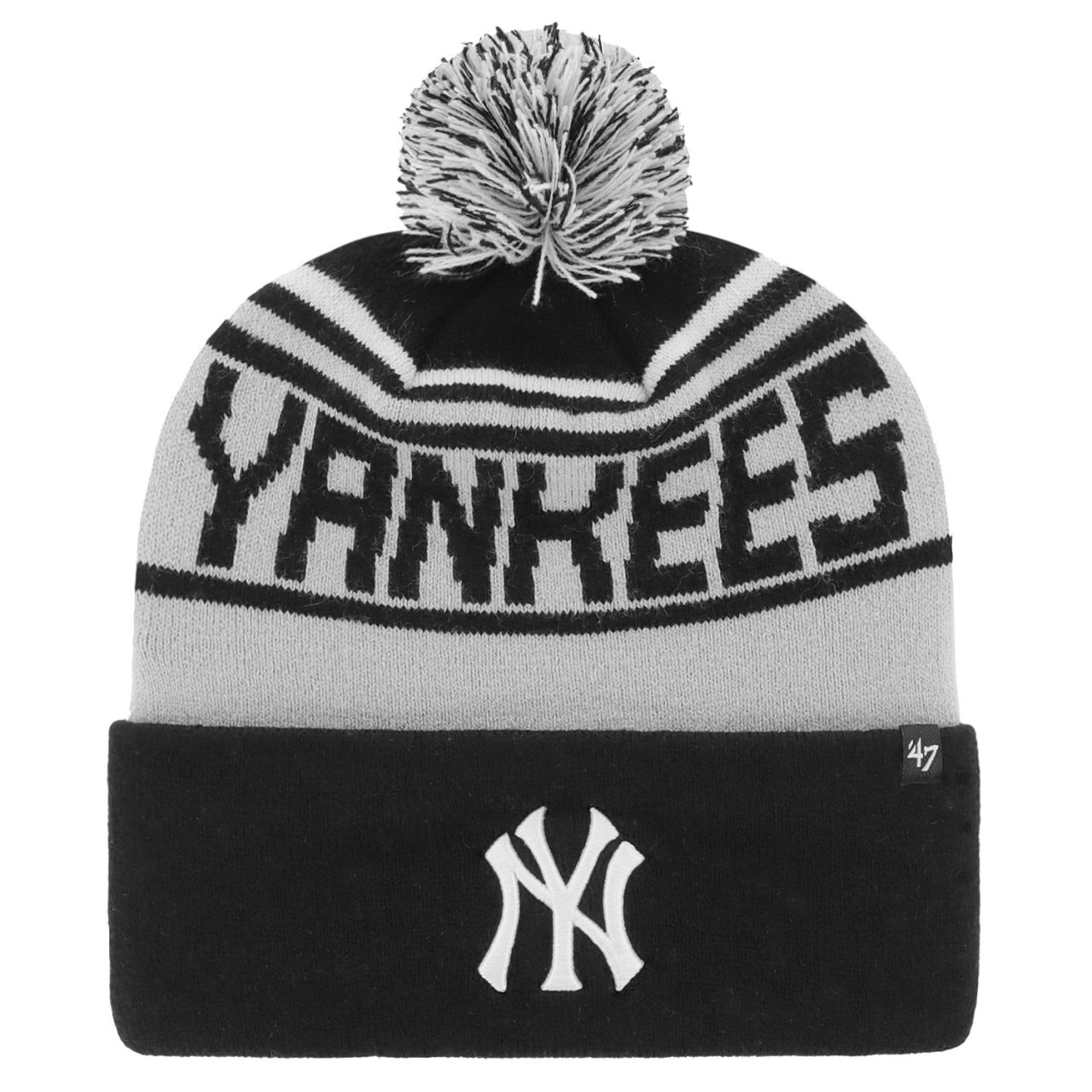 47 Brand Knit Wintermütze - STYLUS New York Yankees grau von 47 Brand