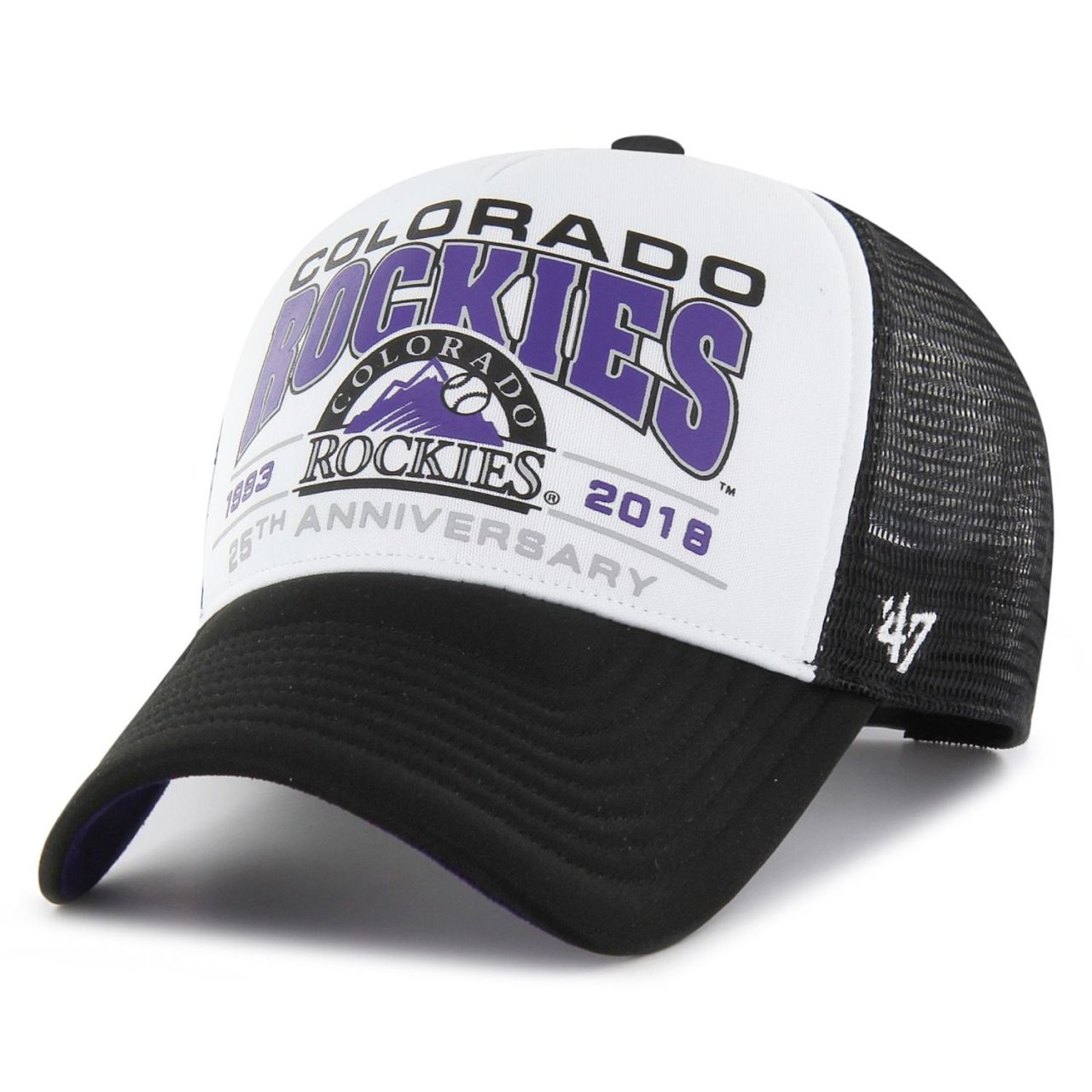 47 Brand Mesh Trucker Cap - FOAM CHAMP Colorado Rockies von 47 Brand