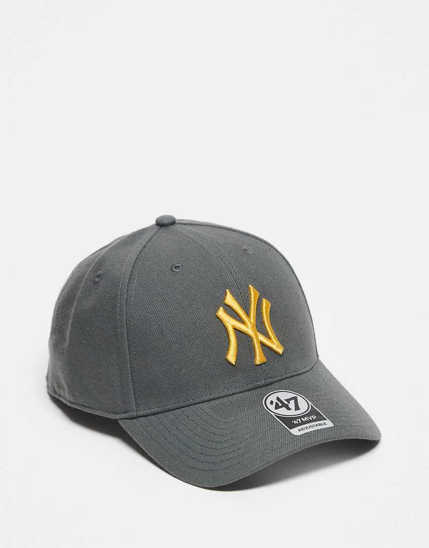 47 Brand - NY Yankees MVP - Kappe in Anthrazit-Grau von 47 Brand