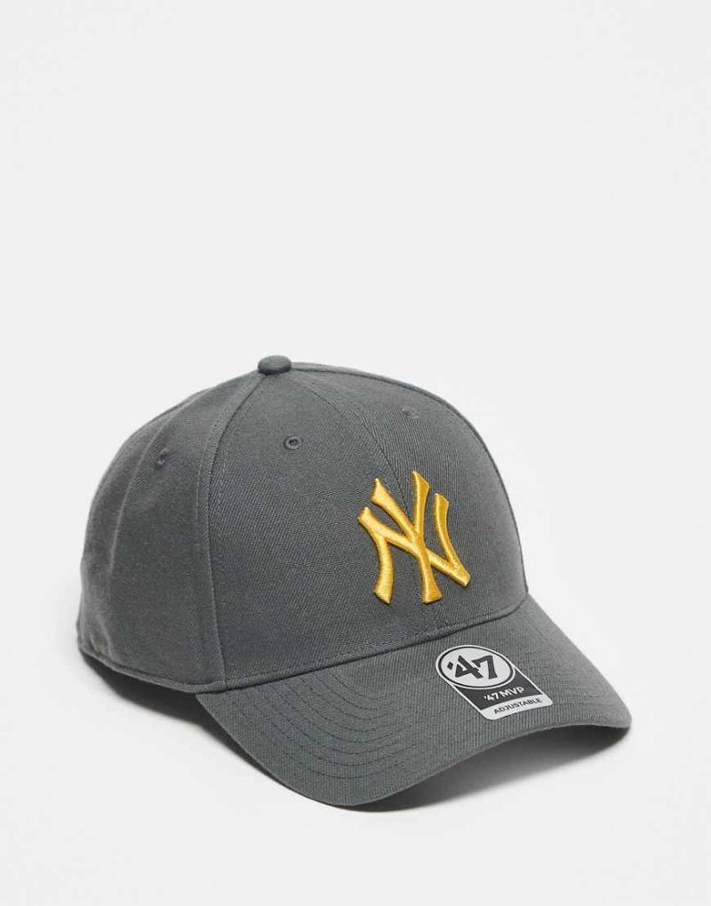 47 Brand - NY Yankees MVP - Kappe in Anthrazit-Grau von 47 Brand