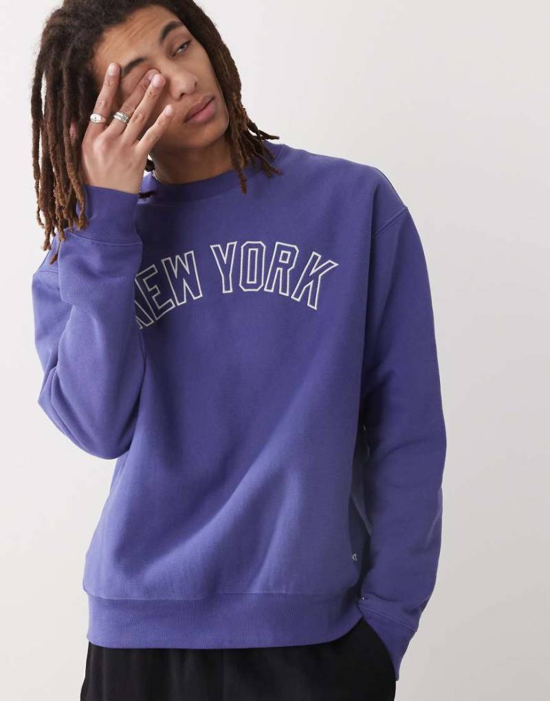 47 Brand - NY Yankees - Sweatshirt in Marineblau mit Logoprint von 47 Brand