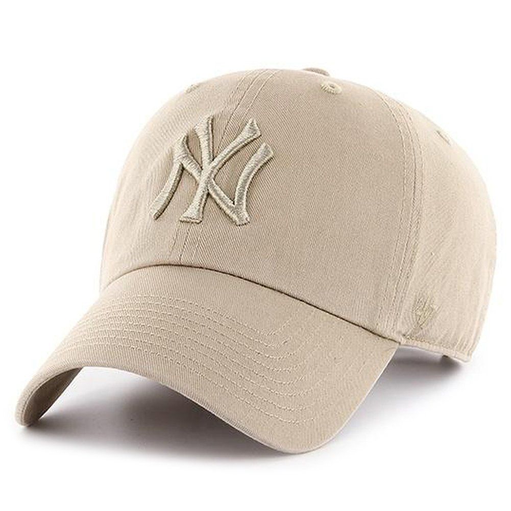 47 Brand Relaxed Fit Cap - CLEAN UP New York Yankees khaki von 47 Brand