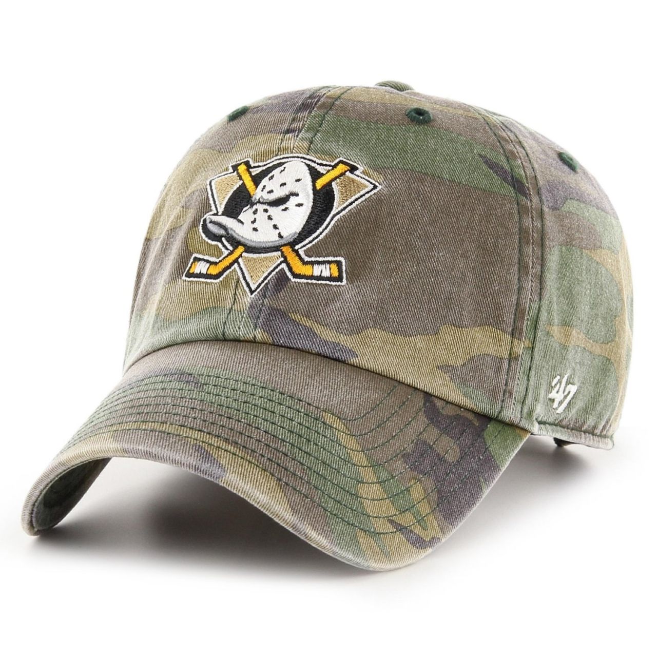 47 Brand Relaxed Fit Cap - CLEANUP Anaheim Ducks washed camo von 47 Brand