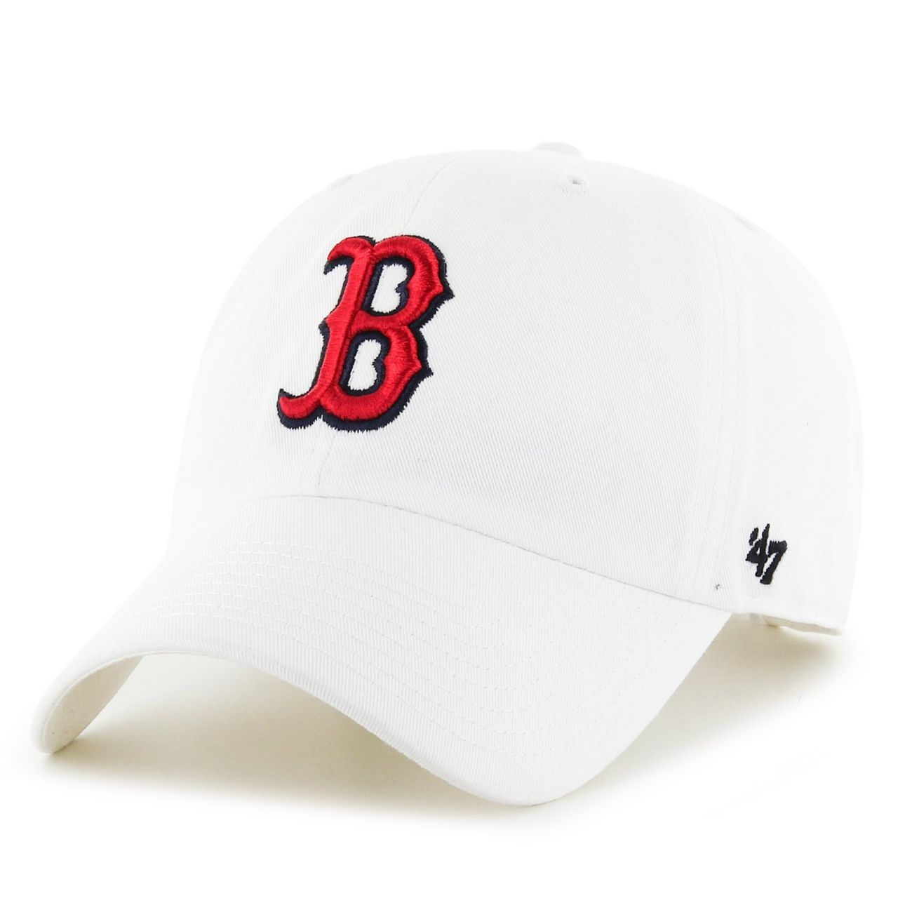 47 Brand Relaxed Fit Cap - MLB CLEAN UP Boston Red Sox weiß von 47 Brand