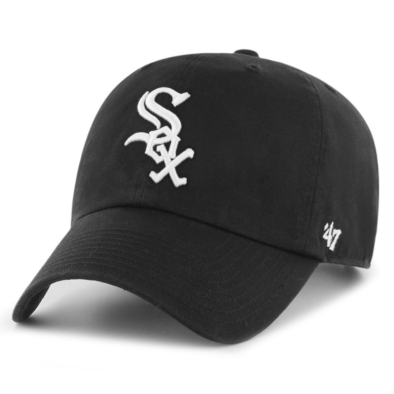 47 Brand Relaxed Fit Cap - MLB Chicago White Sox schwarz von 47 Brand