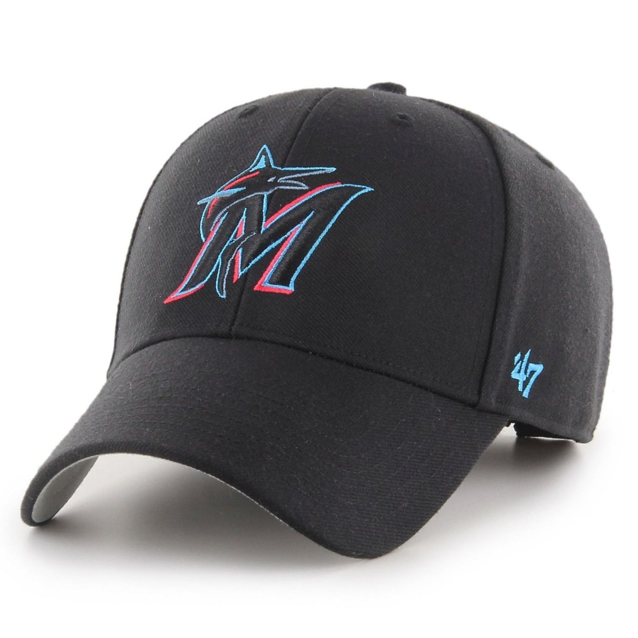 47 Brand Relaxed Fit Cap - MLB Miami Marlins schwarz von 47 Brand