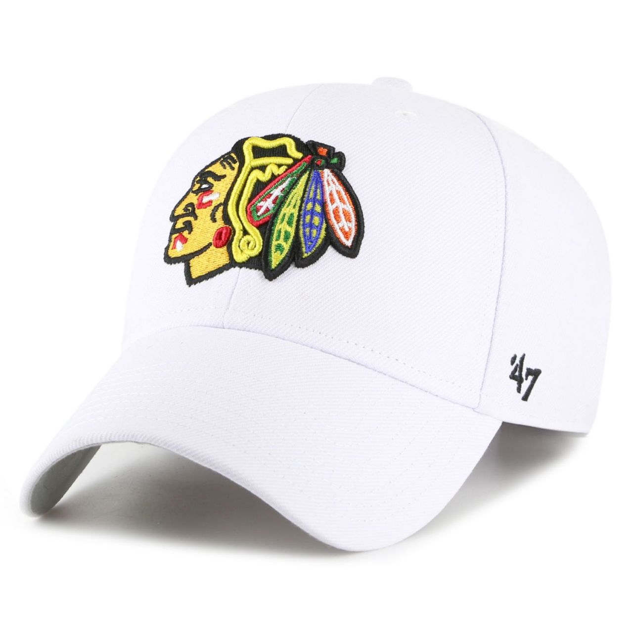 47 Brand Relaxed Fit Cap - NHL Chicago Blackhawks white von 47 Brand