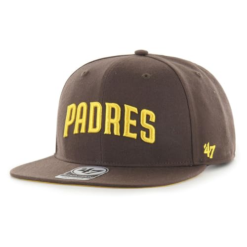 47 Brand San Diego Padres Script Sure Shot Captain Snapback Cap MLB Forty Seven von '47