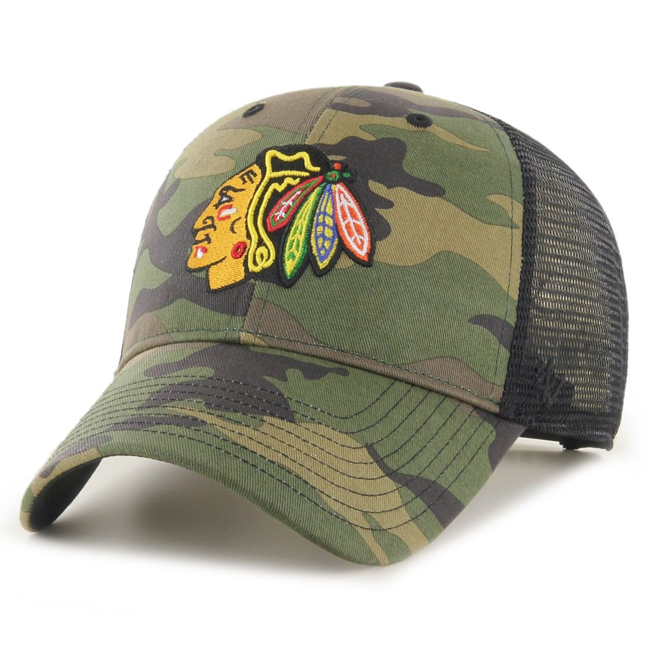 47 Brand Snapback Cap - BRANSON Chicago Blackhawks camo von 47 Brand