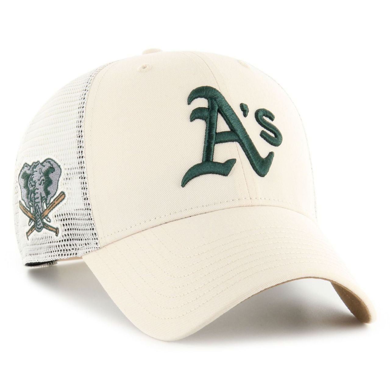 47 Brand Snapback Cap - BRANSON Oakland Athletics beige von 47 Brand