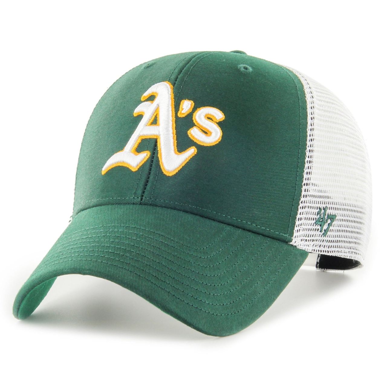 47 Brand Snapback Cap - BRANSON Oakland Athletics dunkelgrün von 47 Brand