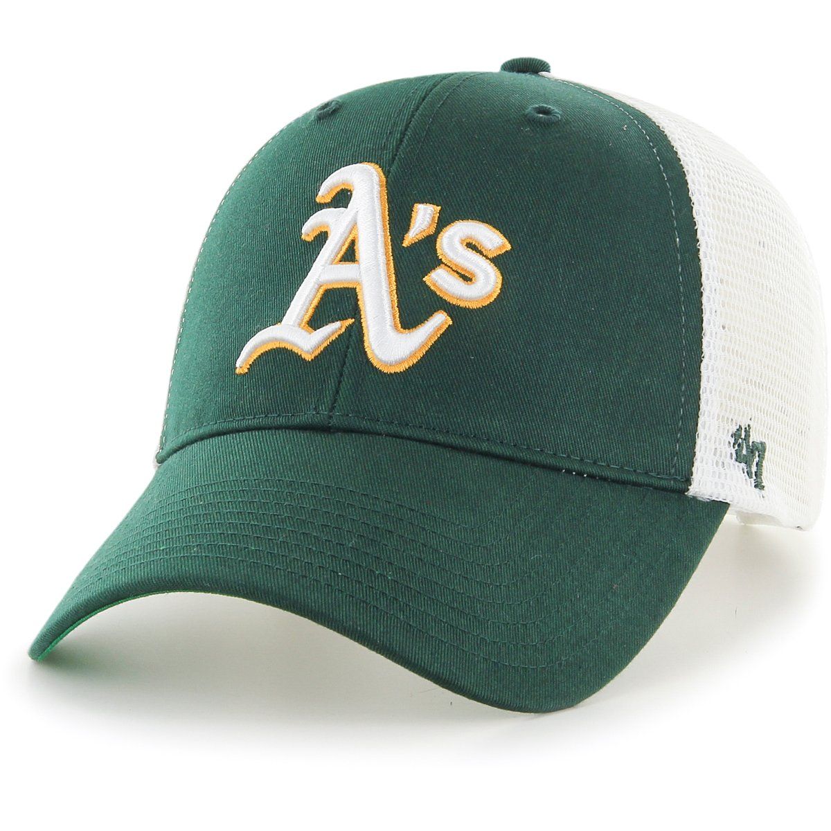 47 Brand Snapback Cap - BRANSON Oakland Athletics dunkelgrün von 47 Brand