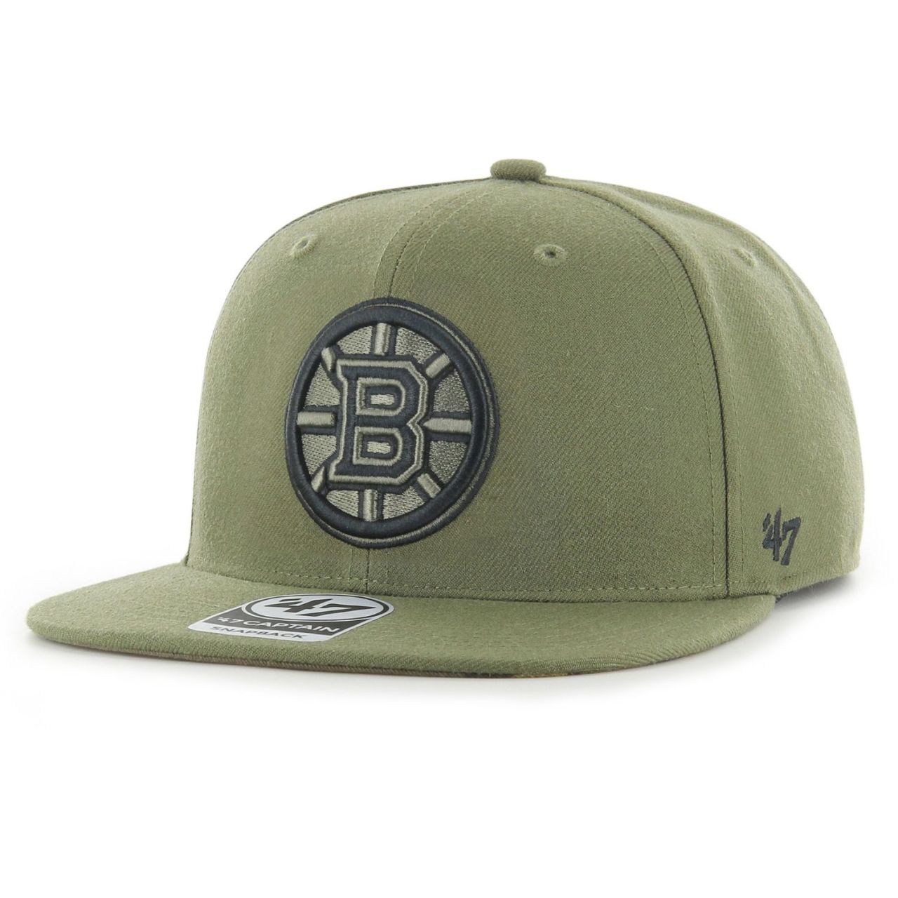 47 Brand Snapback Cap - CAPTAIN Boston Bruins sandalwood von 47 Brand
