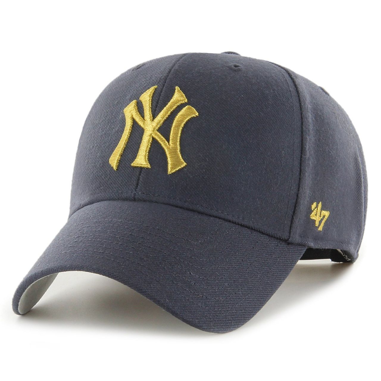 47 Brand Snapback Cap - MLB Metallic New York Yankees navy von 47 Brand
