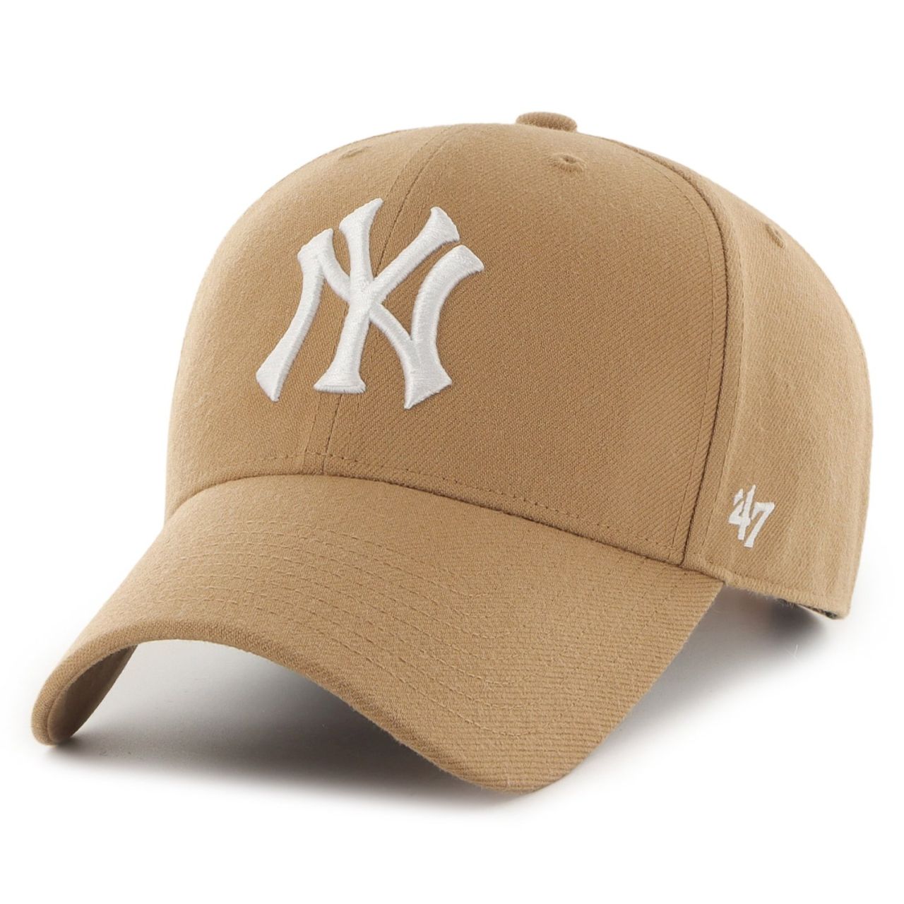 47 Brand Snapback Cap - MLB New York Yankees camel beige von 47 Brand